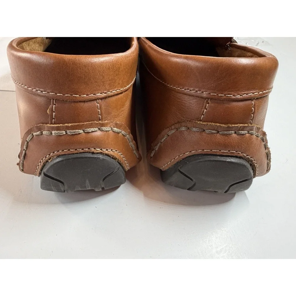 Classic Johnston & Murphy J&M Penny Driving Loafers Men's 9.5 A Brown Leather